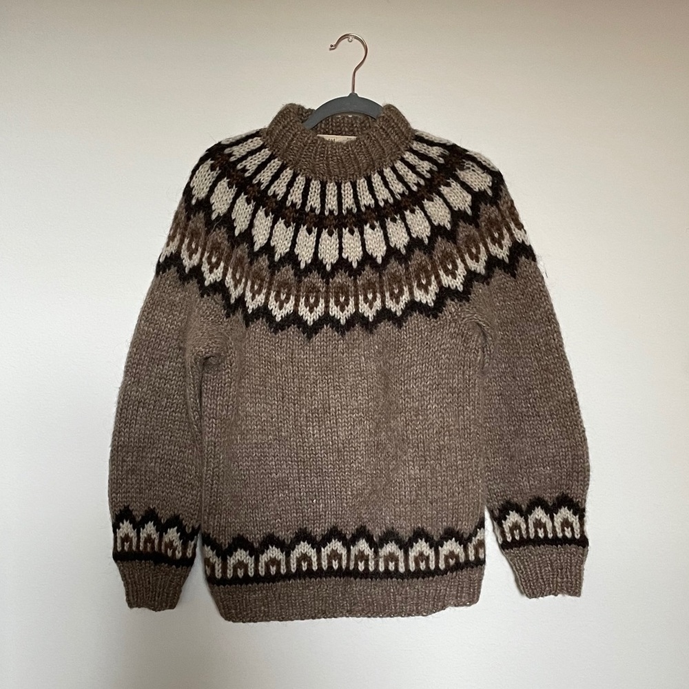 Vintage Fair Isle wool sweater by Hilda Ltd